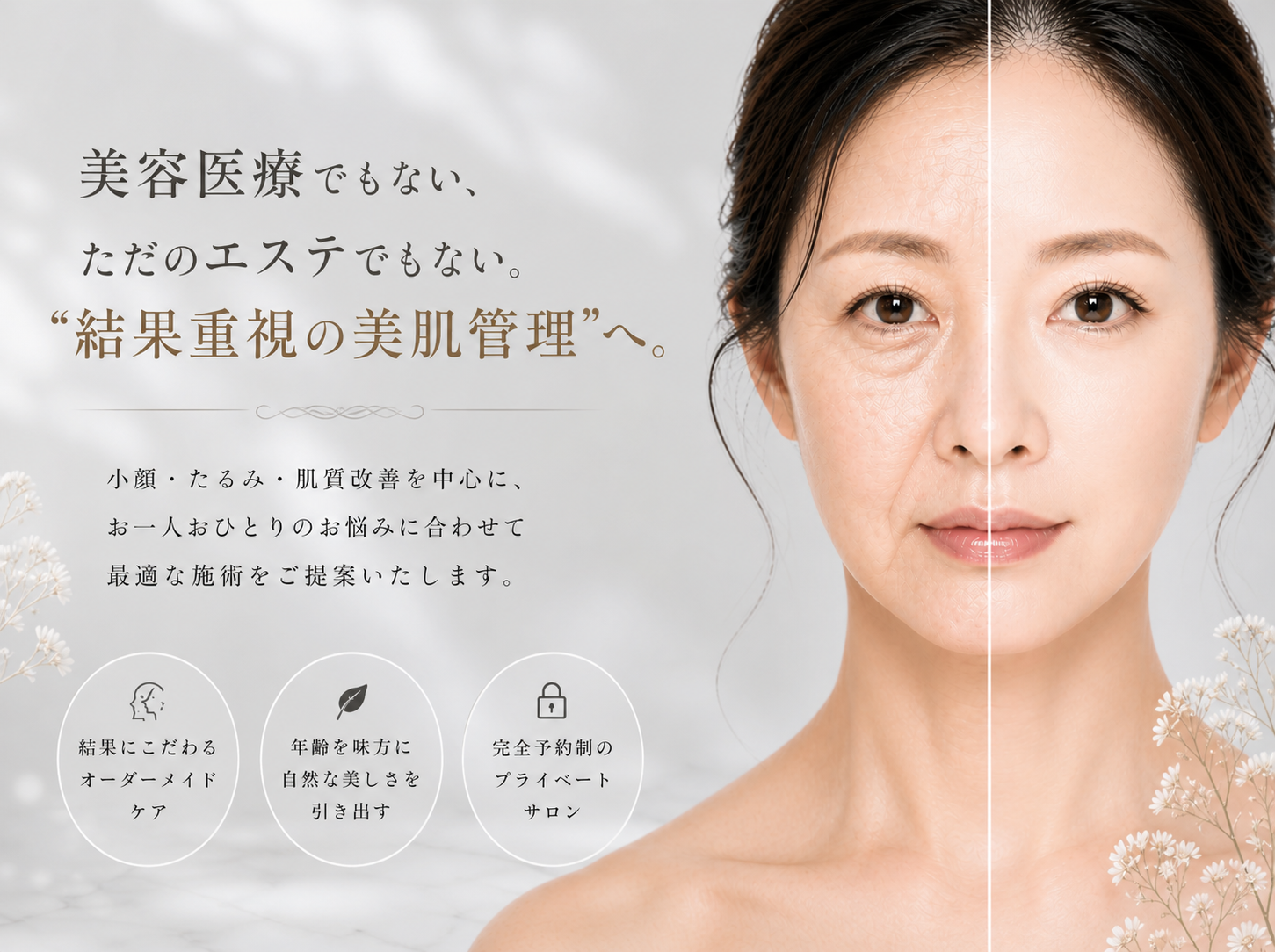 「小顔だけじゃない」今のトレンドは自然な若返り
